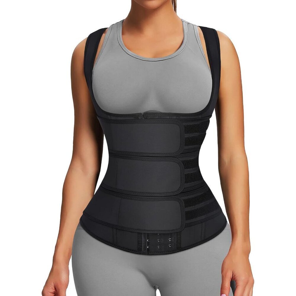 Latex Waist Trainer for Women Plus Size Abdomen Shaping Support Corset